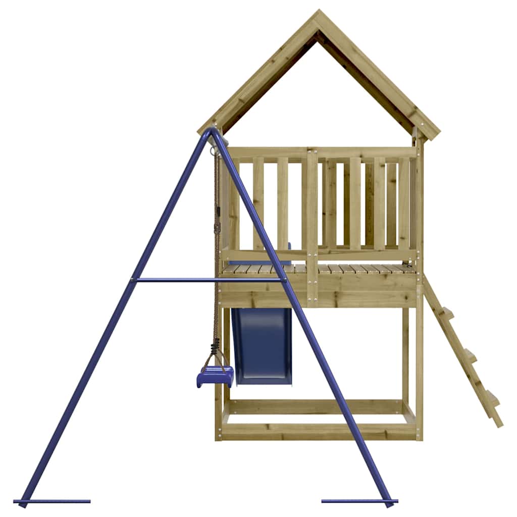 vidaXL Outdoor Playset Impregnated Wood Pine - Brown - 33601