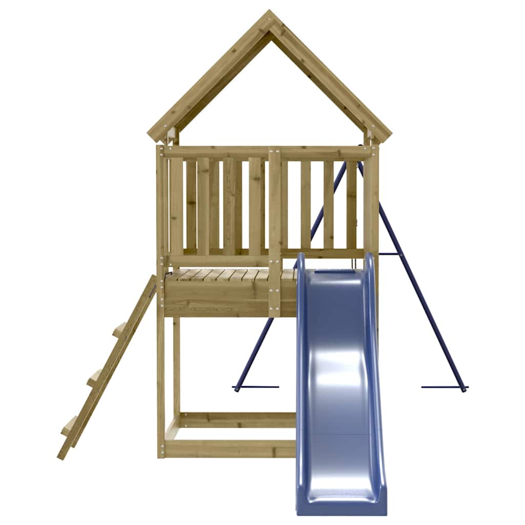vidaXL Outdoor Playset Impregnated Wood Pine - Brown - 33601