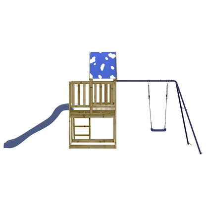 vidaXL Outdoor Playset Impregnated Wood Pine - Brown - 33601