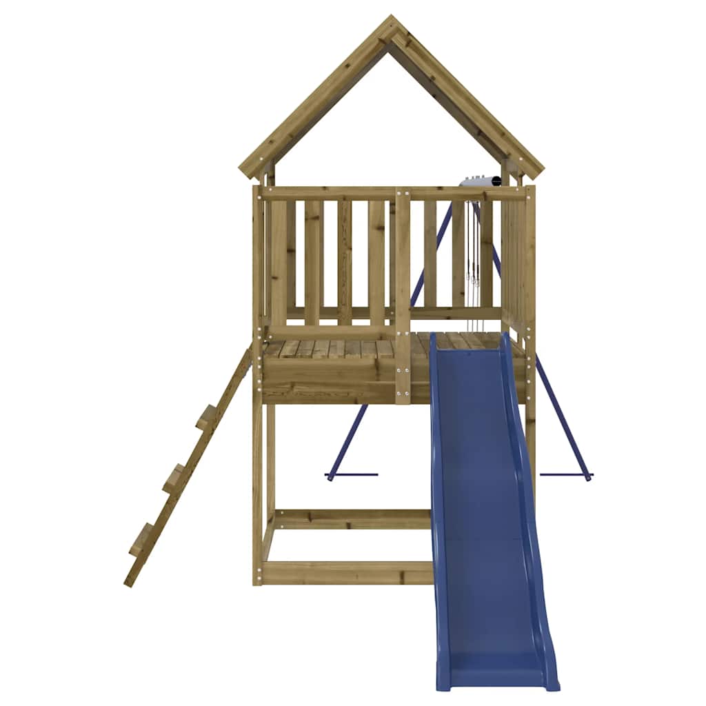 vidaXL Outdoor Playset Impregnated Wood Pine - Brown - 33619