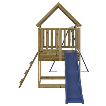 vidaXL Outdoor Playset Impregnated Wood Pine - Brown - 33619