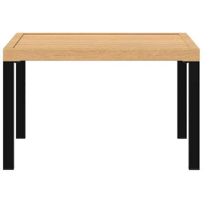 vidaXL Garden Coffee Table Black 65x65x40 cm Aluminium