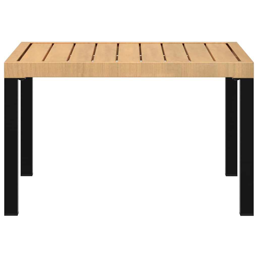 vidaXL Garden Coffee Table Black 65x65x40 cm Aluminium