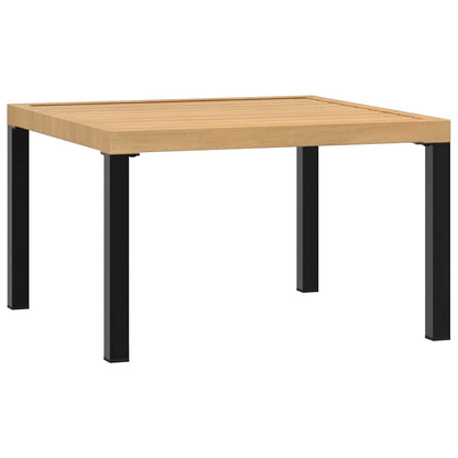 vidaXL Garden Coffee Table Black 65x65x40 cm Aluminium