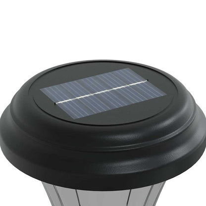 vidaXL Solar Pathway Lights with Ground Spikes 12 pcs White - Black