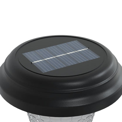 vidaXL Solar Pathway Lights with Ground Spikes 12 pcs White - Black - 54405