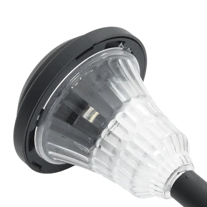 vidaXL Solar Pathway Lights with Ground Spikes 12 pcs White - Black - 54414
