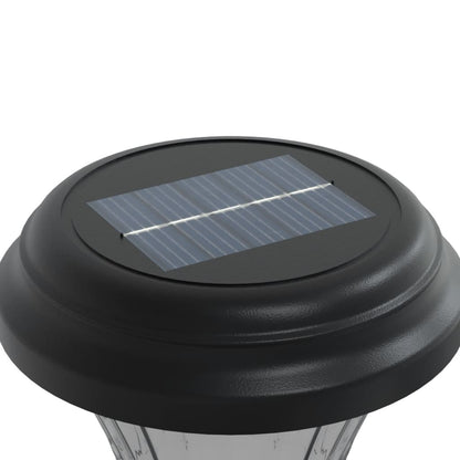 vidaXL Solar Pathway Lights with Ground Spikes 12 pcs White - Black - 54414