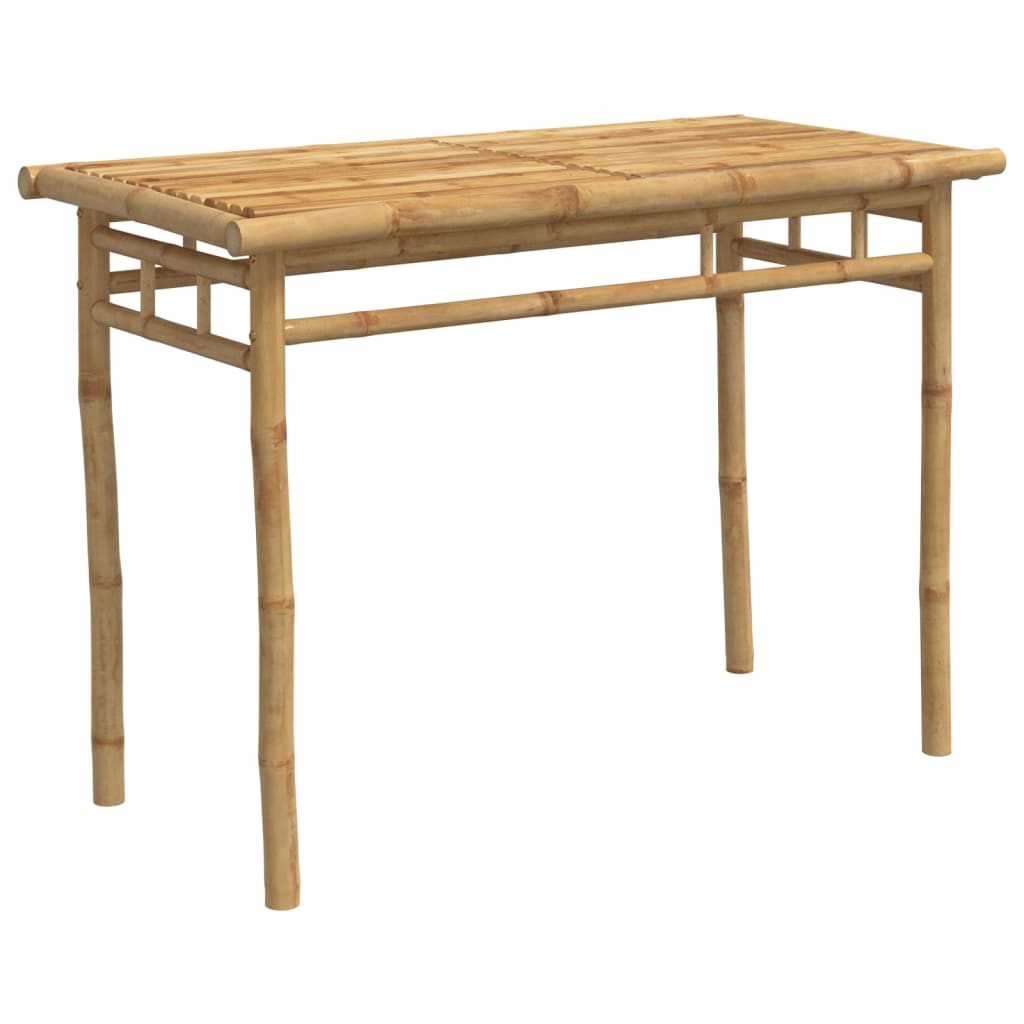 vidaXL Garden Dining Table 110x55x75 cm Bamboo - Brown