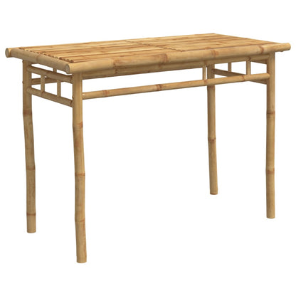 vidaXL Garden Dining Table 110x55x75 cm Bamboo - Brown