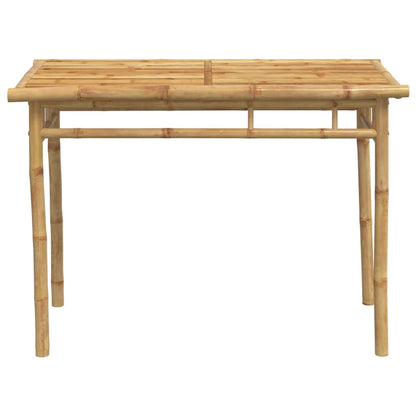 vidaXL Garden Dining Table 110x55x75 cm Bamboo - Brown