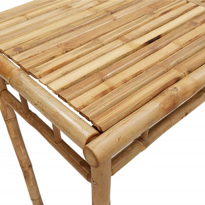 vidaXL Garden Dining Table 110x55x75 cm Bamboo - Brown