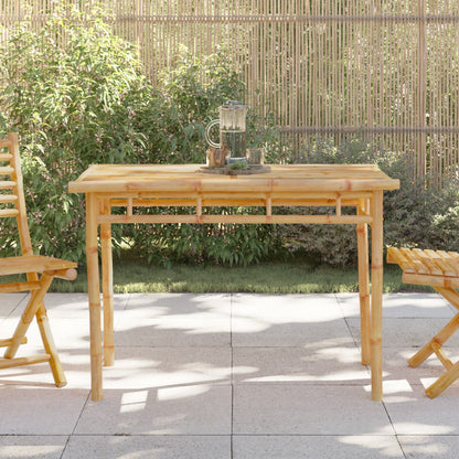 vidaXL Garden Dining Table 110x55x75 cm Bamboo - Brown