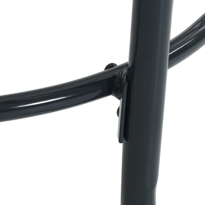 vidaXL Patio Table Round Anthracite Ø110x72.5 cm Powder-coated Steel