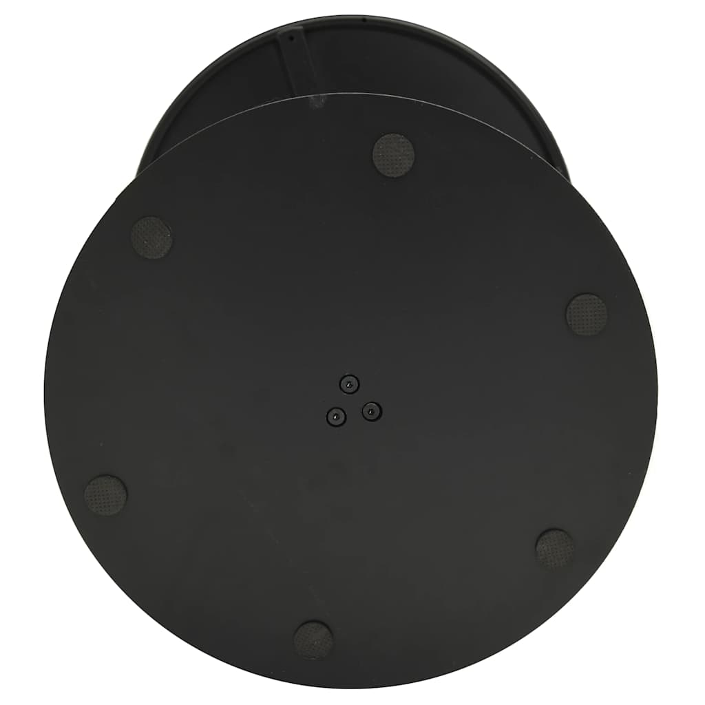 vidaXL Garden Table Round Black Ø60x105 cm Steel