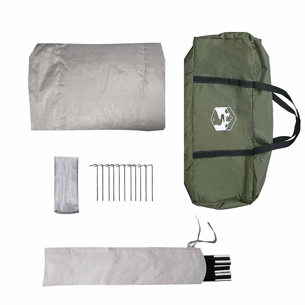 vidaXL Family Tent Dome 6-Person Green Waterproof
