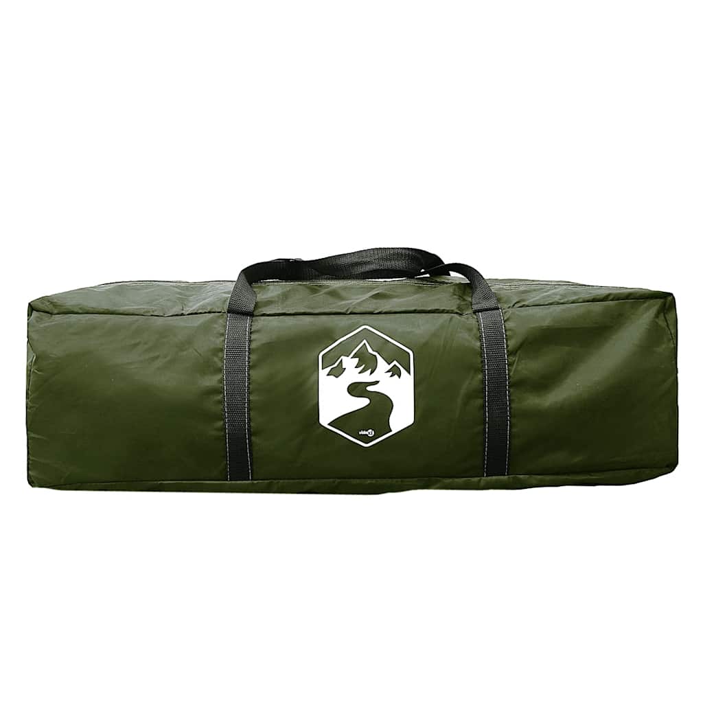 vidaXL Fishing Tent 5-Person Olive Green Waterproof - 36697