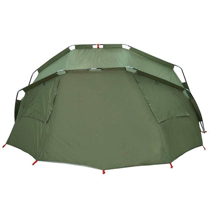 vidaXL Fishing Tent 5-Person Olive Green Waterproof - 36697