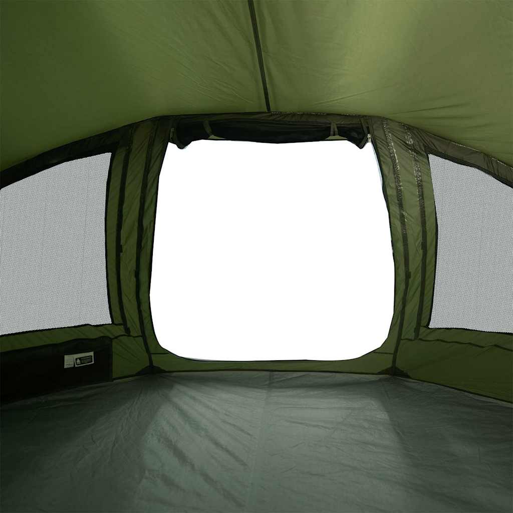 vidaXL Fishing Tent 5-Person Olive Green Waterproof - 36697
