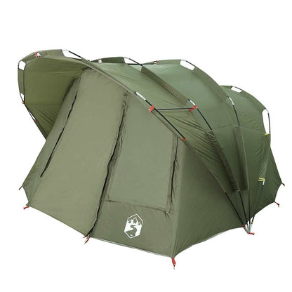 vidaXL Fishing Tent 5-Person Olive Green Waterproof - 36698