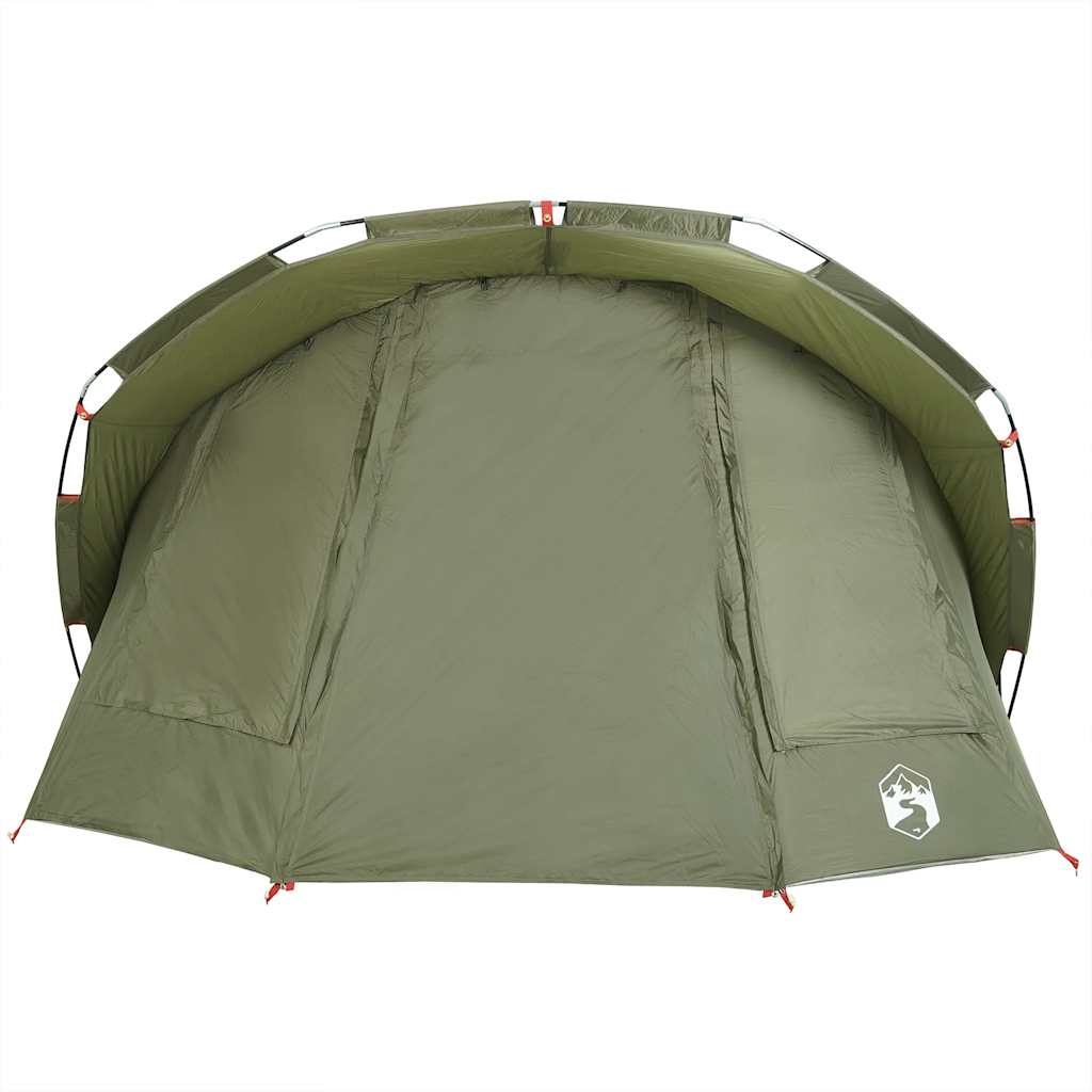 vidaXL Fishing Tent 5-Person Olive Green Waterproof - 36698