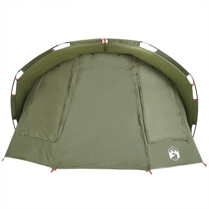 vidaXL Fishing Tent 5-Person Olive Green Waterproof - 36698