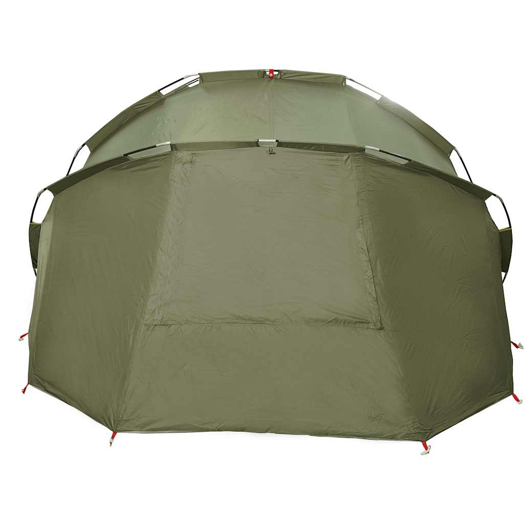 vidaXL Fishing Tent 5-Person Olive Green Waterproof - 36698