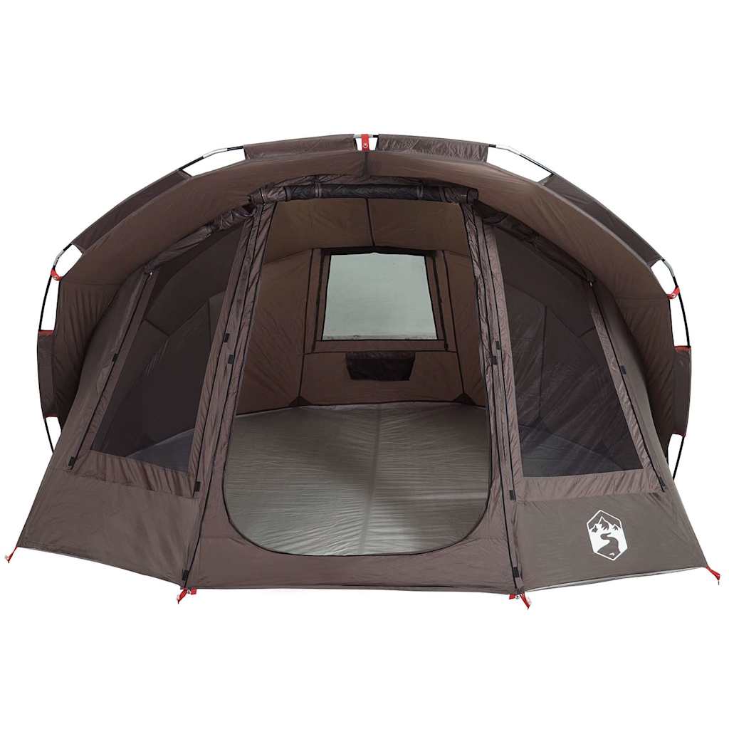 vidaXL Fishing Tent 5-Person Brown Waterproof - 36707