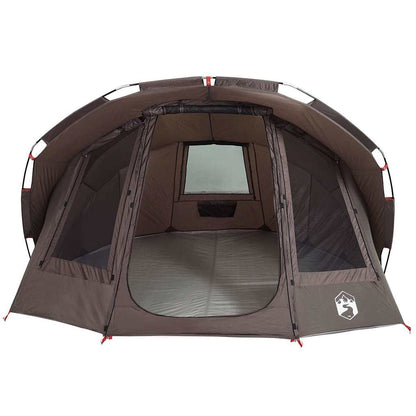 vidaXL Fishing Tent 5-Person Brown Waterproof - 36707