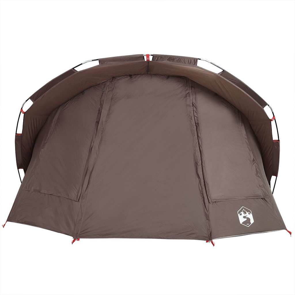vidaXL Fishing Tent 5-Person Brown Waterproof - 36707