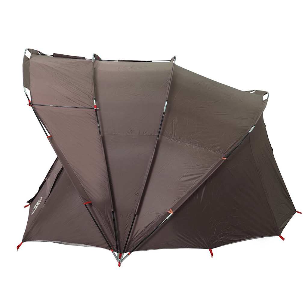 vidaXL Fishing Tent 5-Person Brown Waterproof - 36707