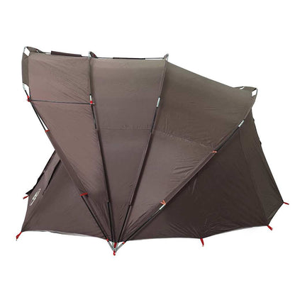 vidaXL Fishing Tent 5-Person Brown Waterproof - 36707