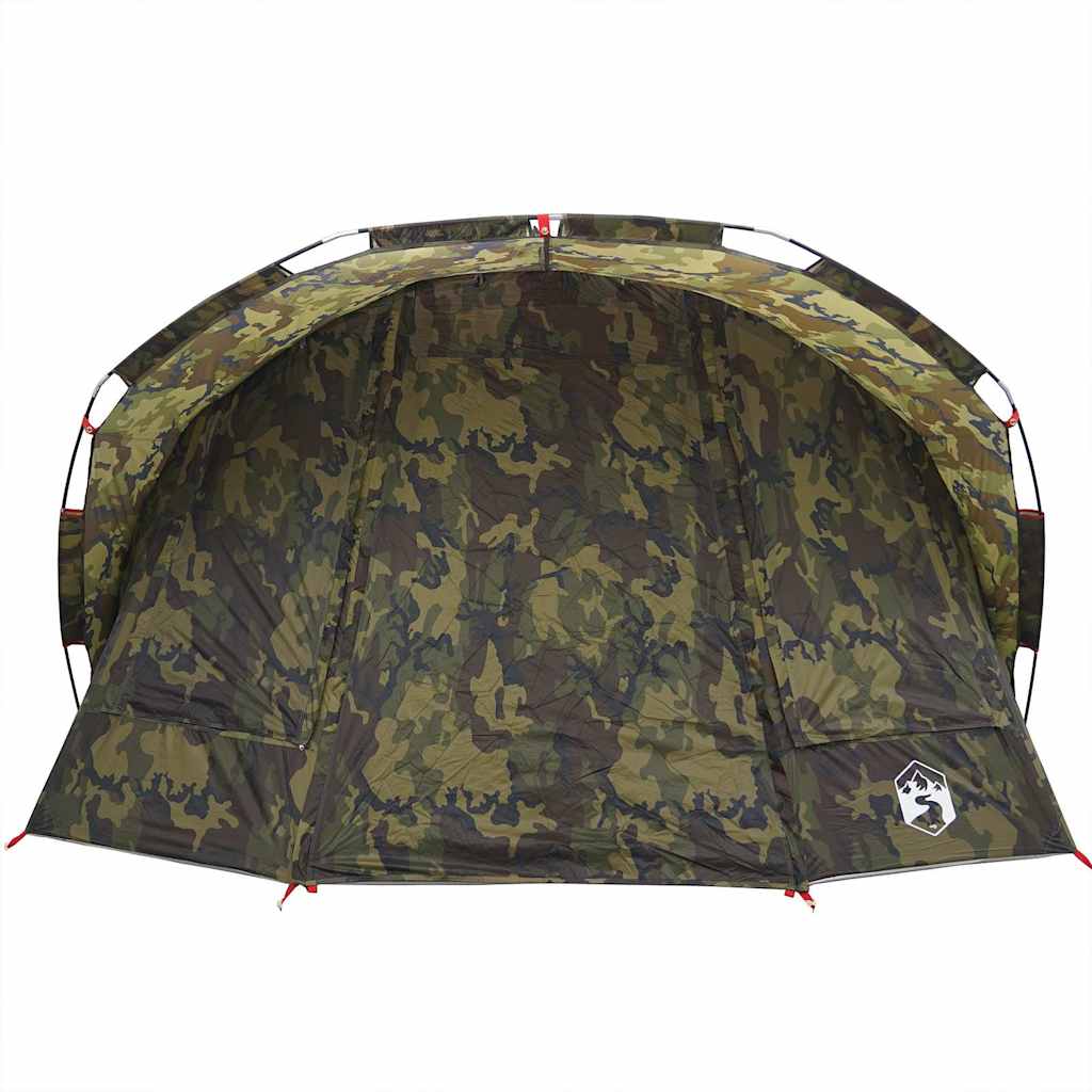 vidaXL Fishing Tent 5-Person Camouflage Waterproof - Multicolour
