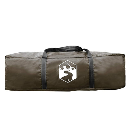 vidaXL Fishing Tent 4-Person Brown Waterproof