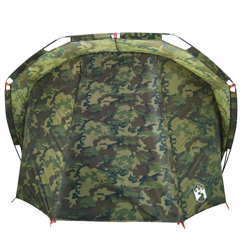 vidaXL Fishing Tent 4-Person Camouflage Waterproof - Multicolour