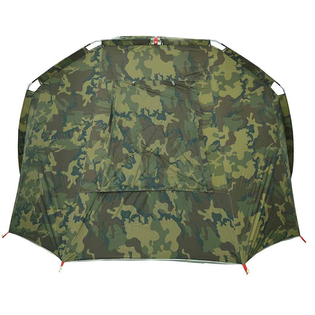 vidaXL Fishing Tent 4-Person Camouflage Waterproof - Multicolour