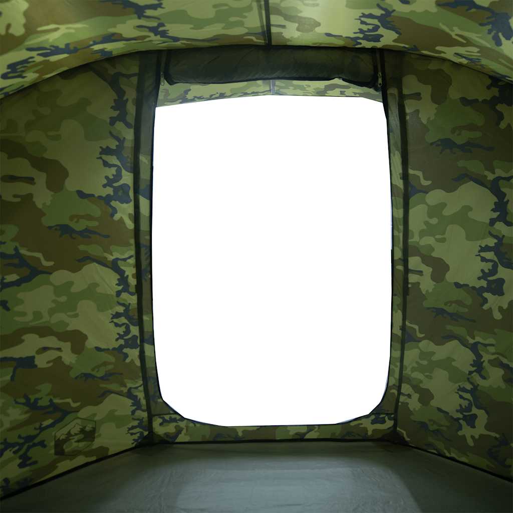 vidaXL Fishing Tent 4-Person Camouflage Waterproof - Multicolour