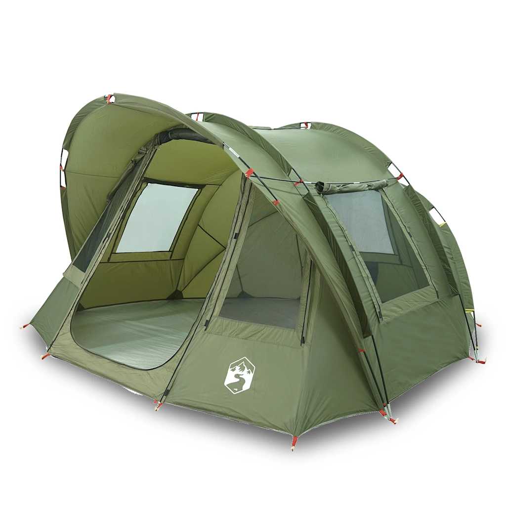 vidaXL Fishing Tent 2-Person Olive Green Waterproof - 36726