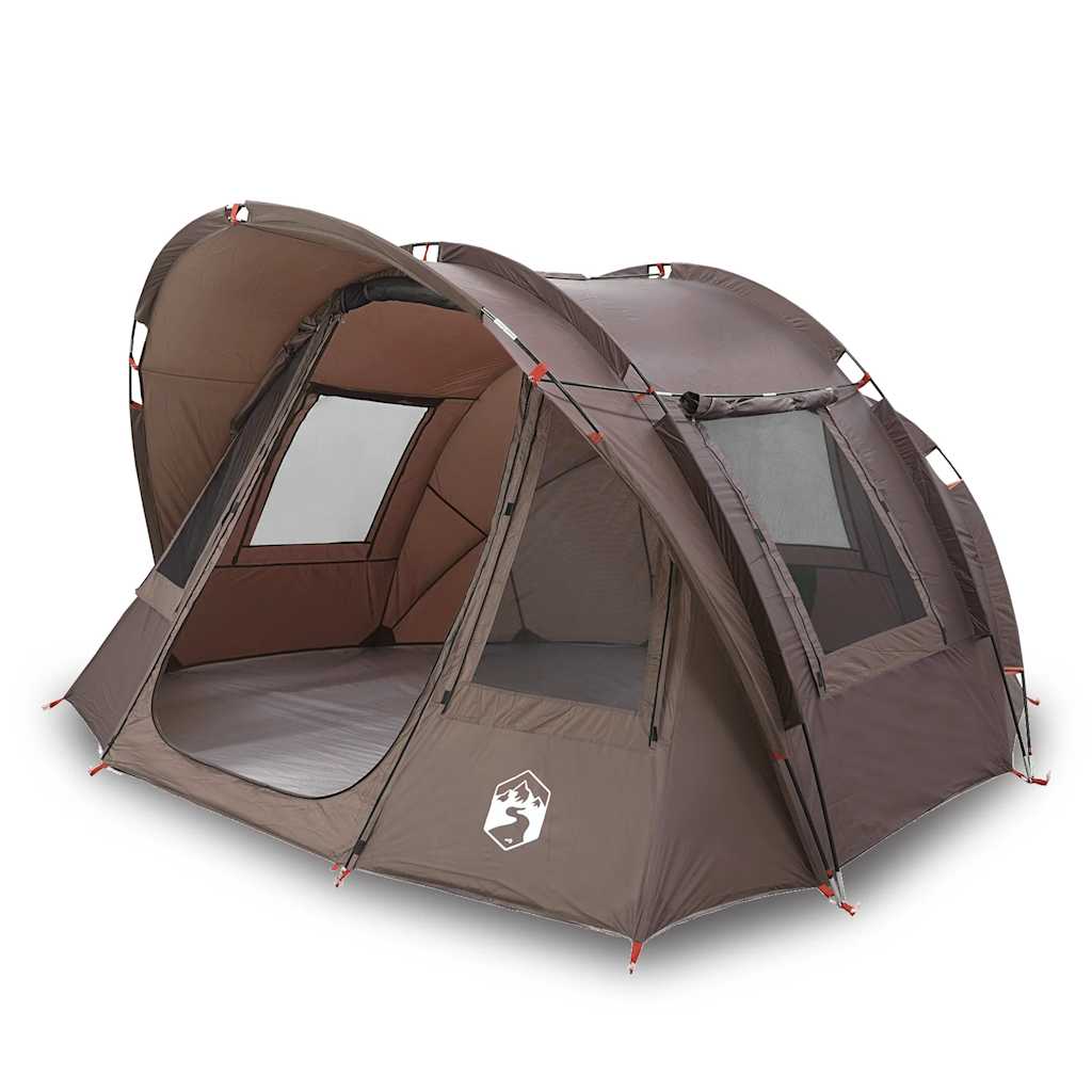 vidaXL Fishing Tent 2-Person Brown Waterproof - 36735