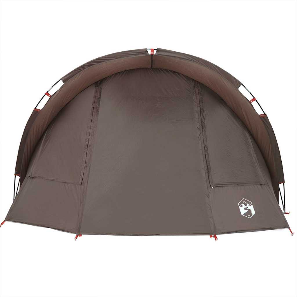vidaXL Fishing Tent 2-Person Brown Waterproof - 36735