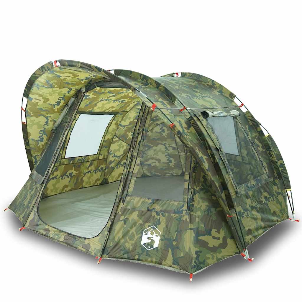 vidaXL Fishing Tent 2-Person Camouflage Waterproof - Multicolour
