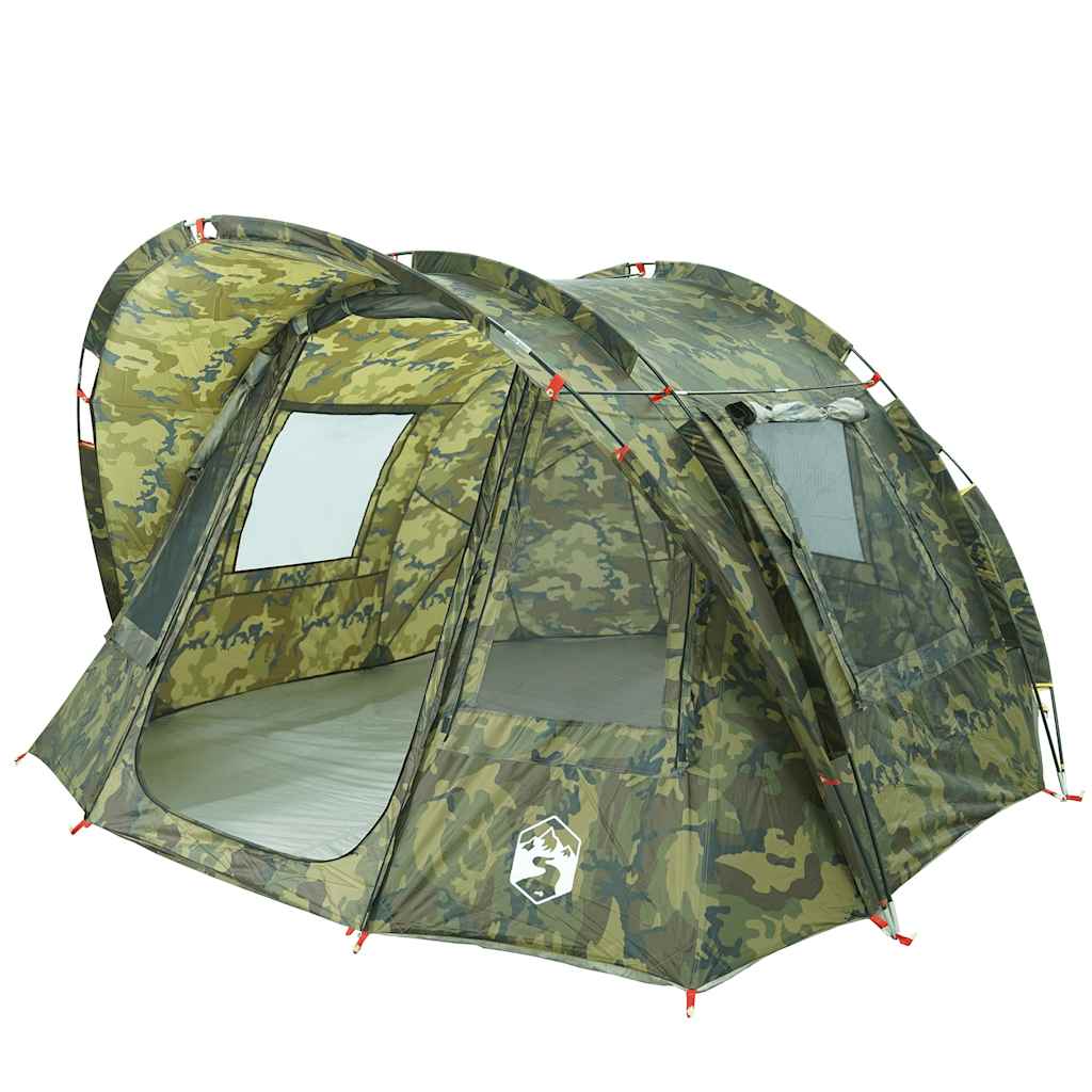 vidaXL Fishing Tent 2-Person Camouflage Waterproof - Multicolour