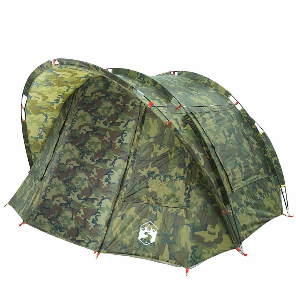 vidaXL Fishing Tent 2-Person Camouflage Waterproof - Multicolour