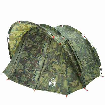 vidaXL Fishing Tent 2-Person Camouflage Waterproof - Multicolour