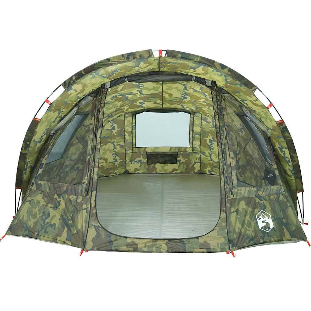 vidaXL Fishing Tent 2-Person Camouflage Waterproof - Multicolour