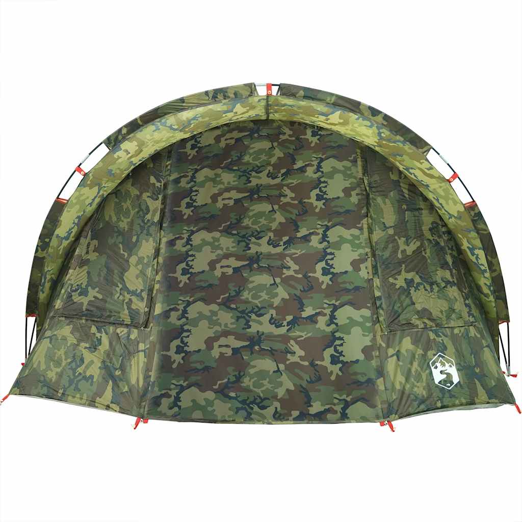 vidaXL Fishing Tent 2-Person Camouflage Waterproof - Multicolour