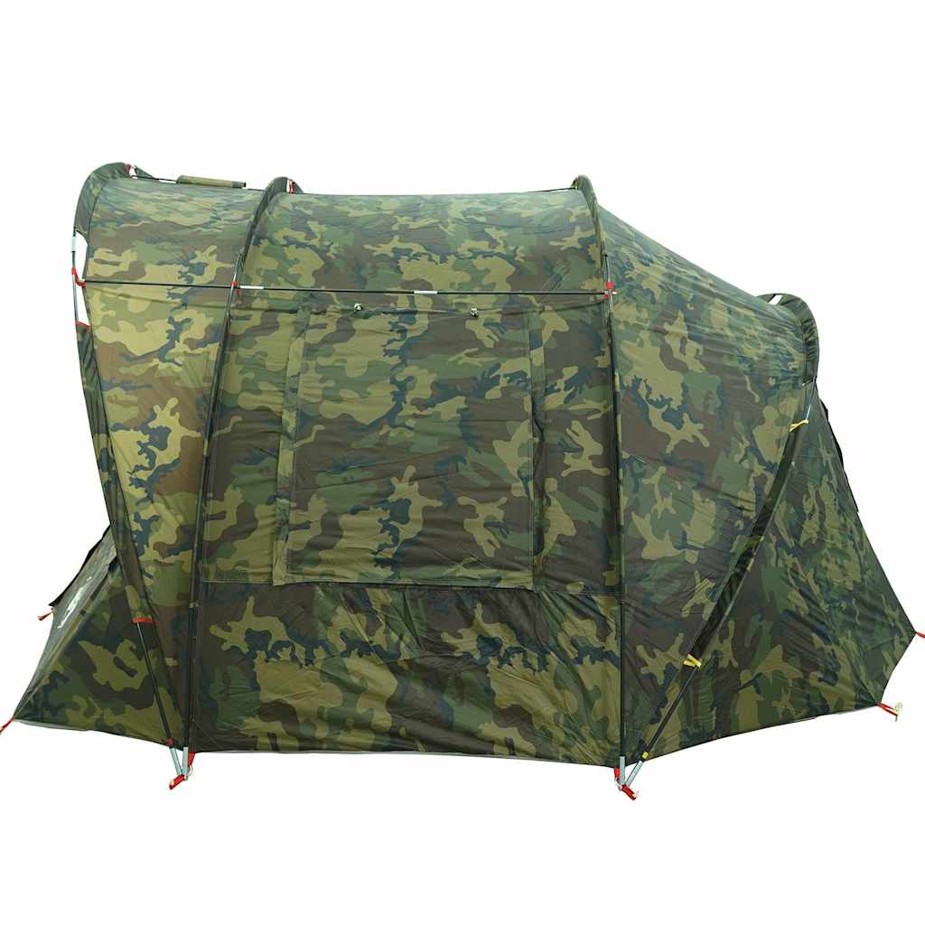 vidaXL Fishing Tent 2-Person Camouflage Waterproof - Multicolour