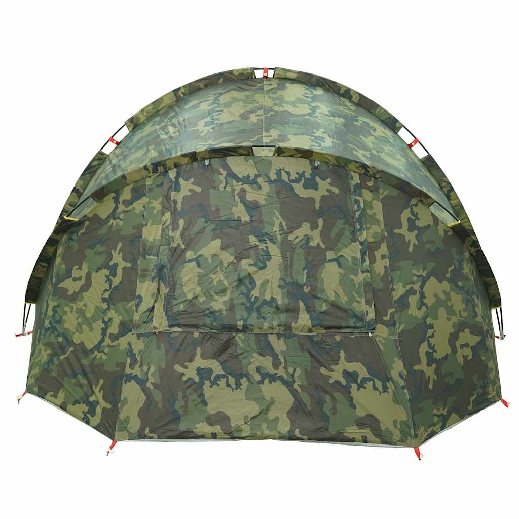vidaXL Fishing Tent 2-Person Camouflage Waterproof - Multicolour