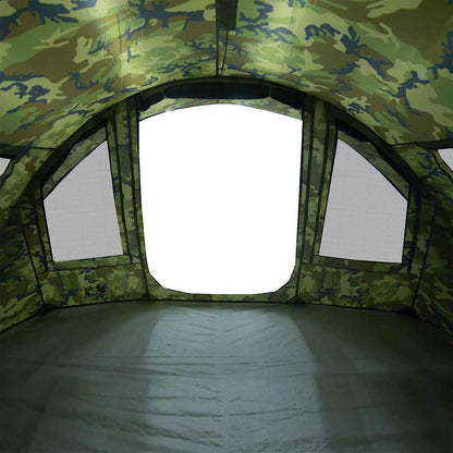vidaXL Fishing Tent 2-Person Camouflage Waterproof - Multicolour