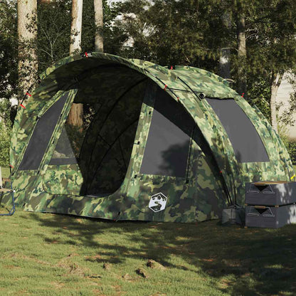 vidaXL Fishing Tent 2-Person Camouflage Waterproof - Multicolour